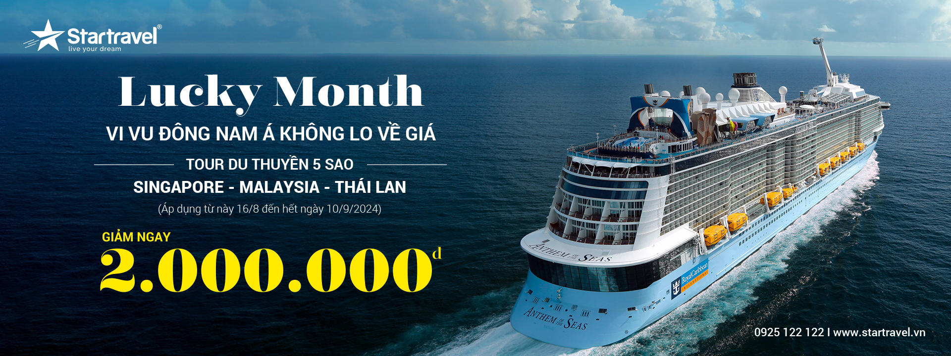Lucky Month - Vi vu Đông Nam Á, không lo về giá